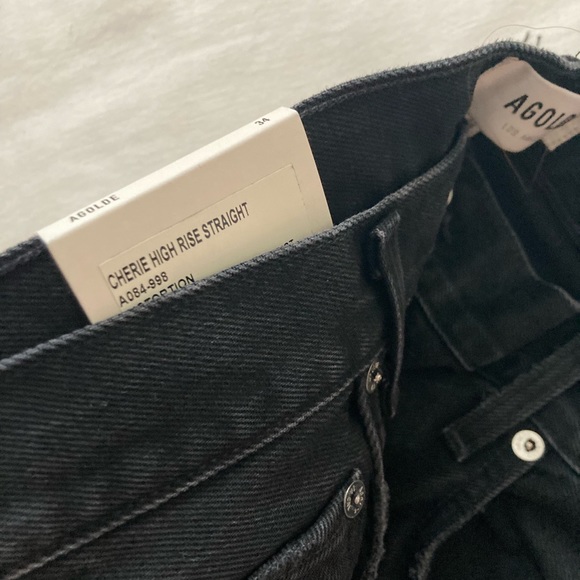 AGOLDE Cherie High Rise Straight in Distortion - Picture 9 of 10